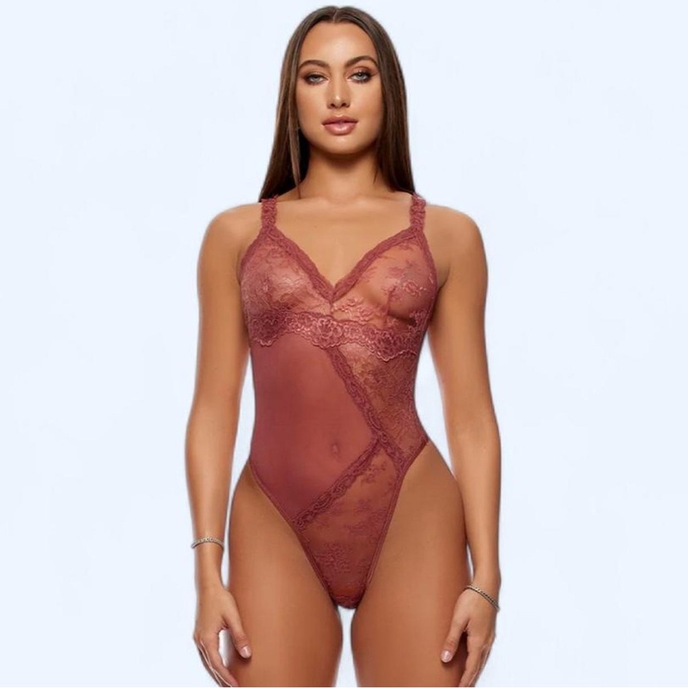 Patch of Petals Lace Bodysuit